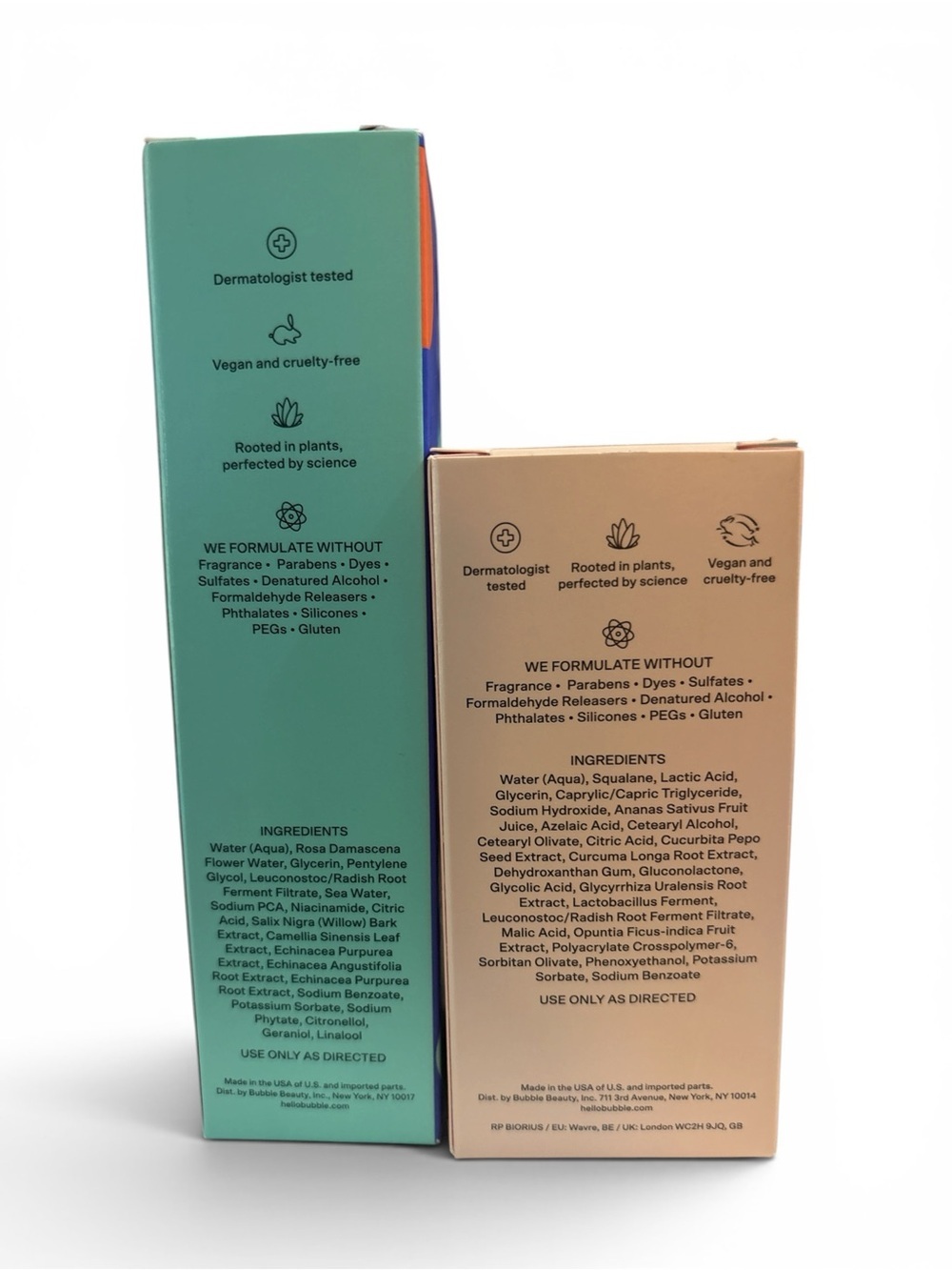 BUBBLE Break Even Balancing Toner & Moon walk exfoliating serum (121) - Picture 2 of 2
